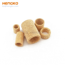 0.5 2 10 20 50 Microns Bronze Stainless Steel 304/316L Sintered Porous metal filter  for oil filter or industry system